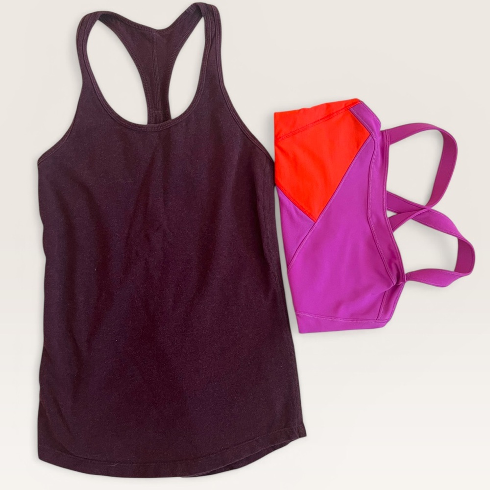 Lululemon Racerback Tank & Sports Bra Bundle